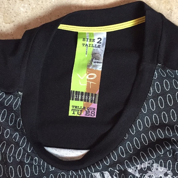 VOLT Design Sweater Metisse #384 Art Design Top Unique Sweater NWT - Picture 3 of 4